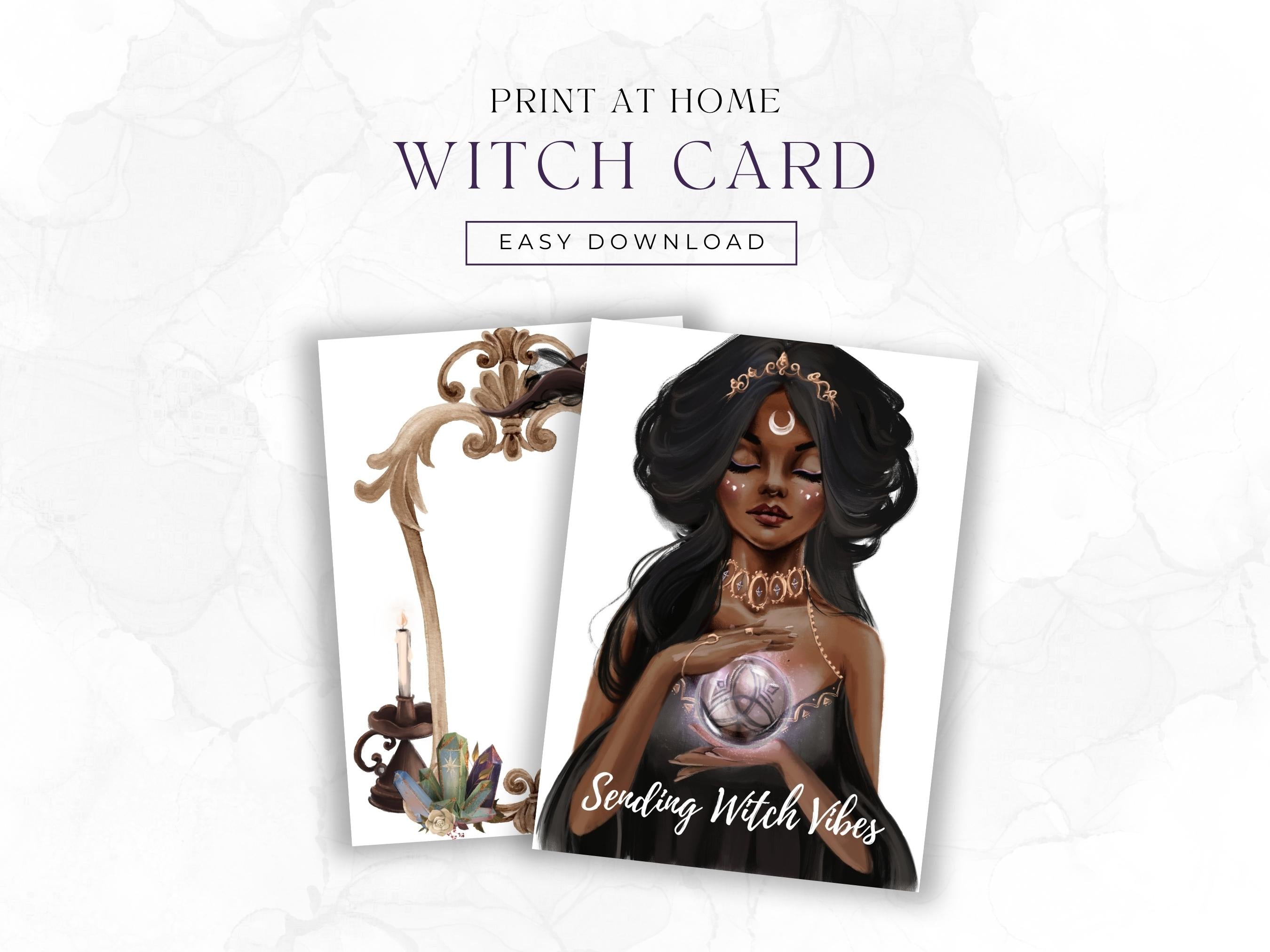 Sending Witch Vibes Postkarte
