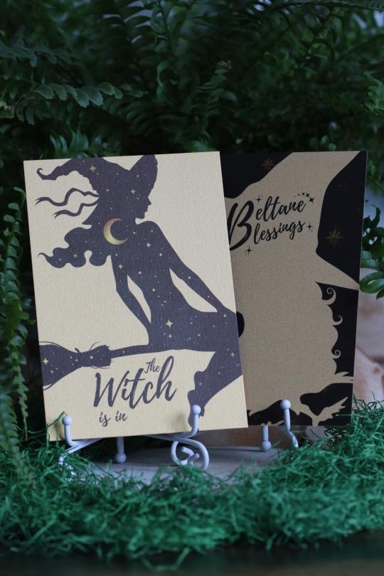 Postkarte The Witch is In