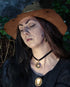 Goldener Mondanhänger & -choker