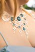 Collier weiß Libelle