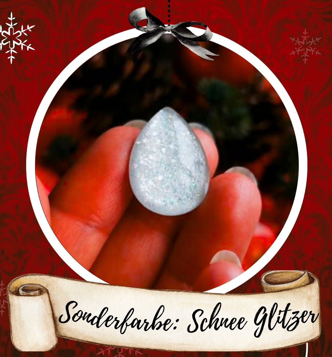 Sonderfarbe Schnee Glitzer - ausgewählte Schmuckstücke