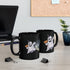 Halloween Tasse Spooktober – Schwarze Geist Tasse für Gothics, Halloween Fans & deinen Halloween Adventskalender