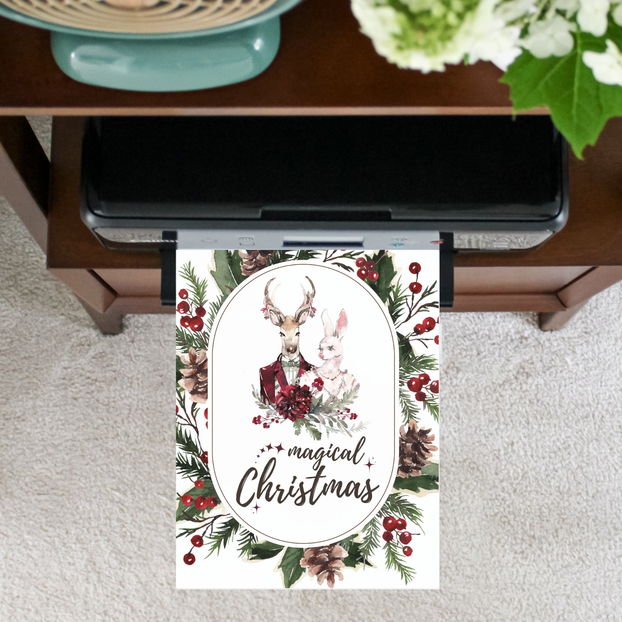Magical Christmas Postkarte