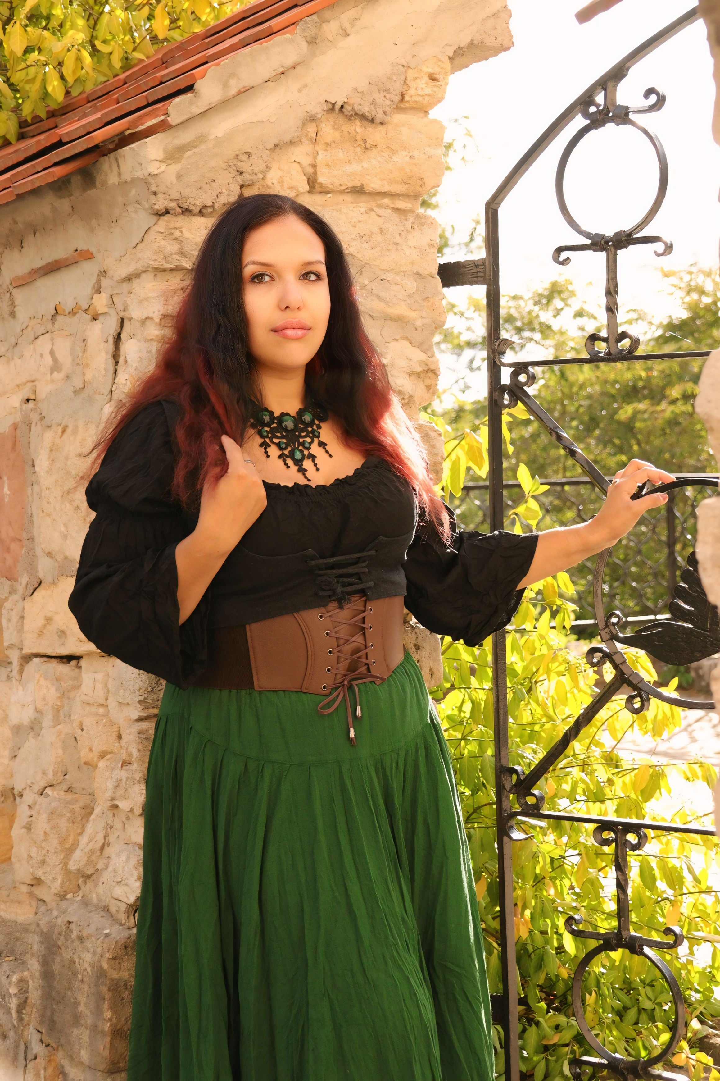 Collier schwarz Libelle