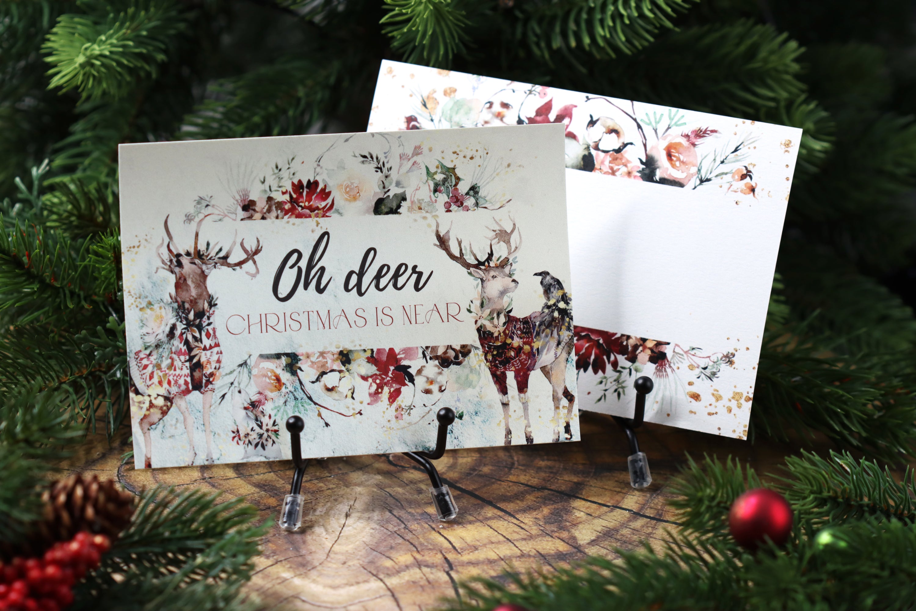 Postkarte Oh Deer
