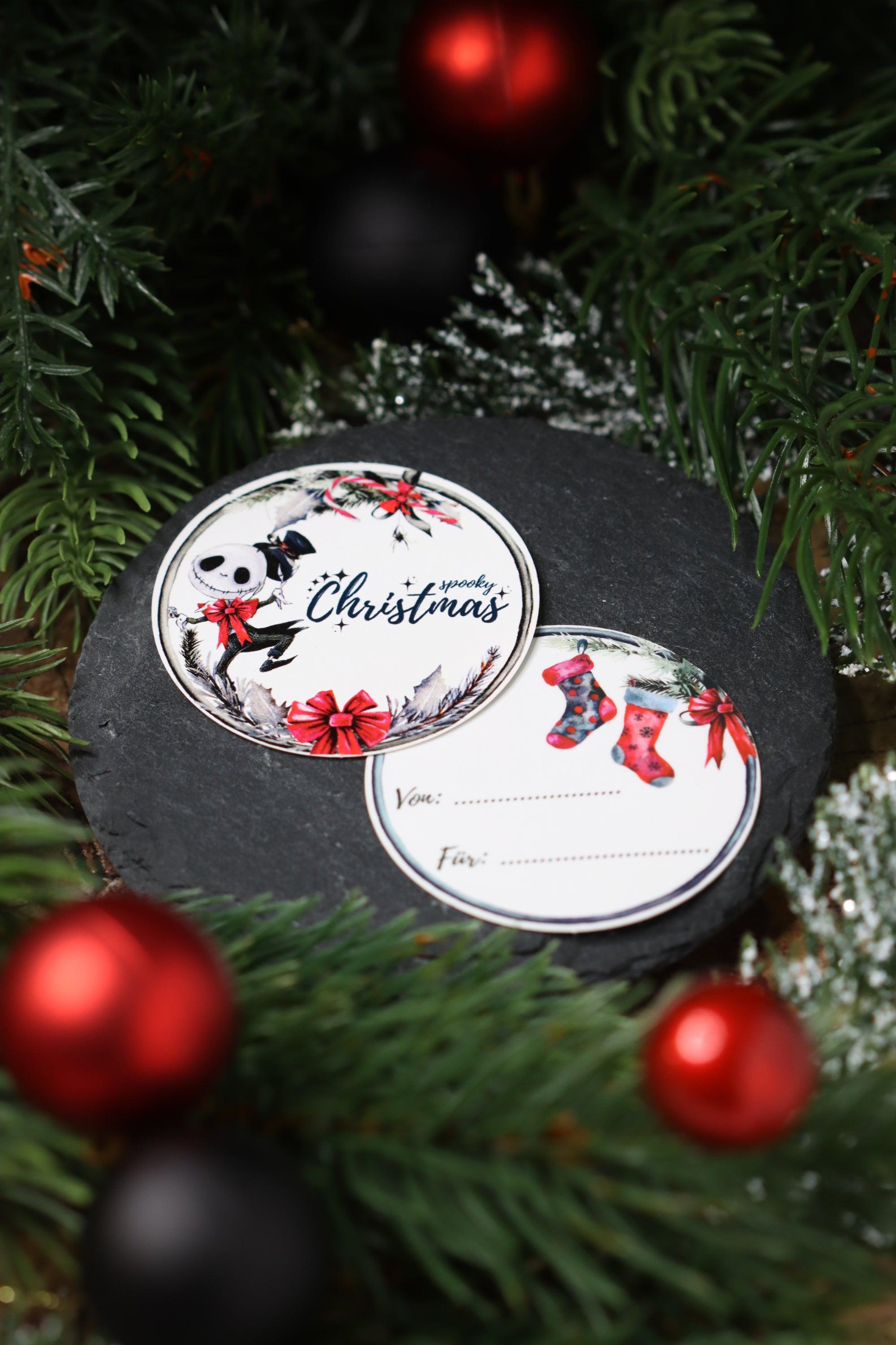 4 Geschenkaufkleber