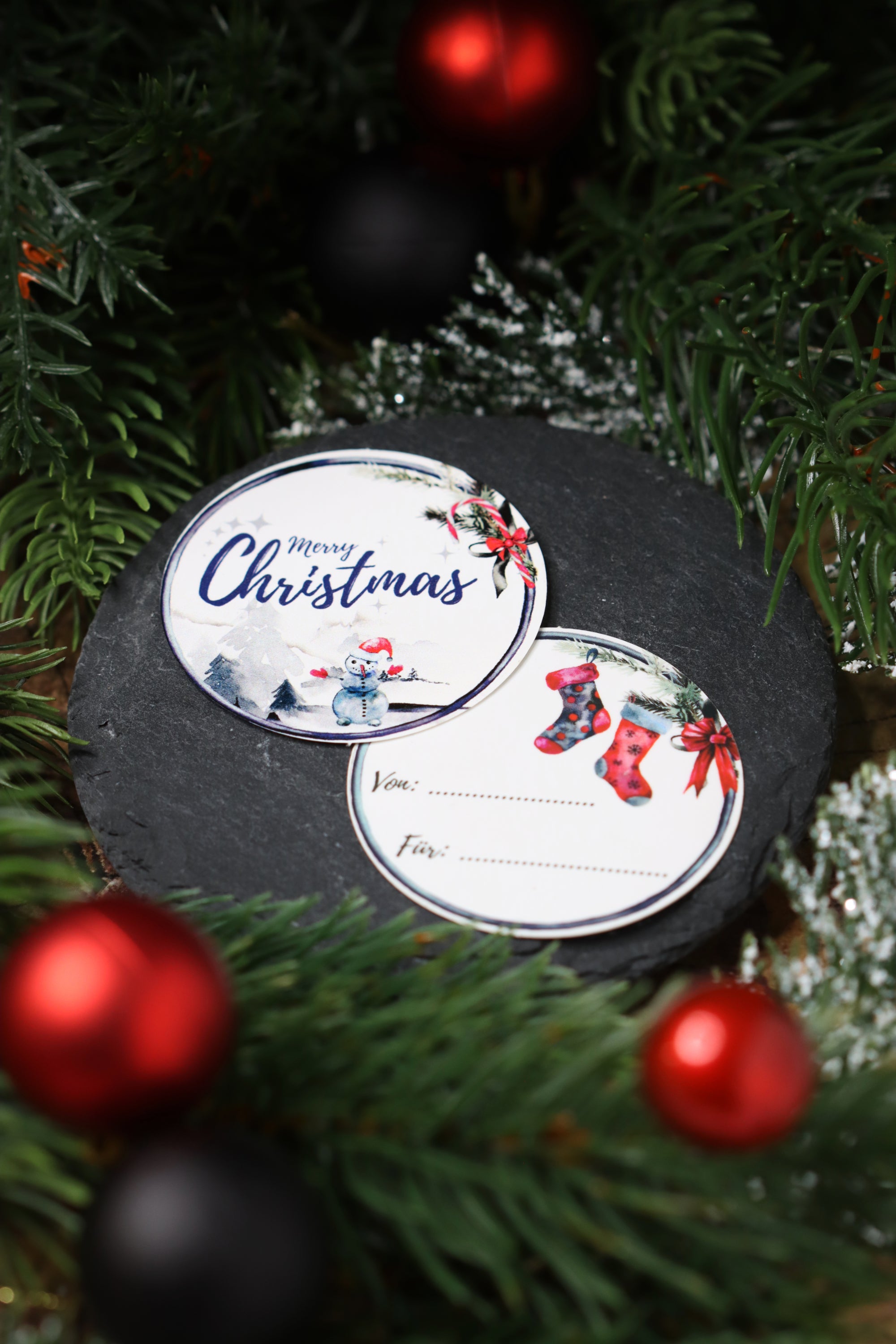 4 Geschenkaufkleber