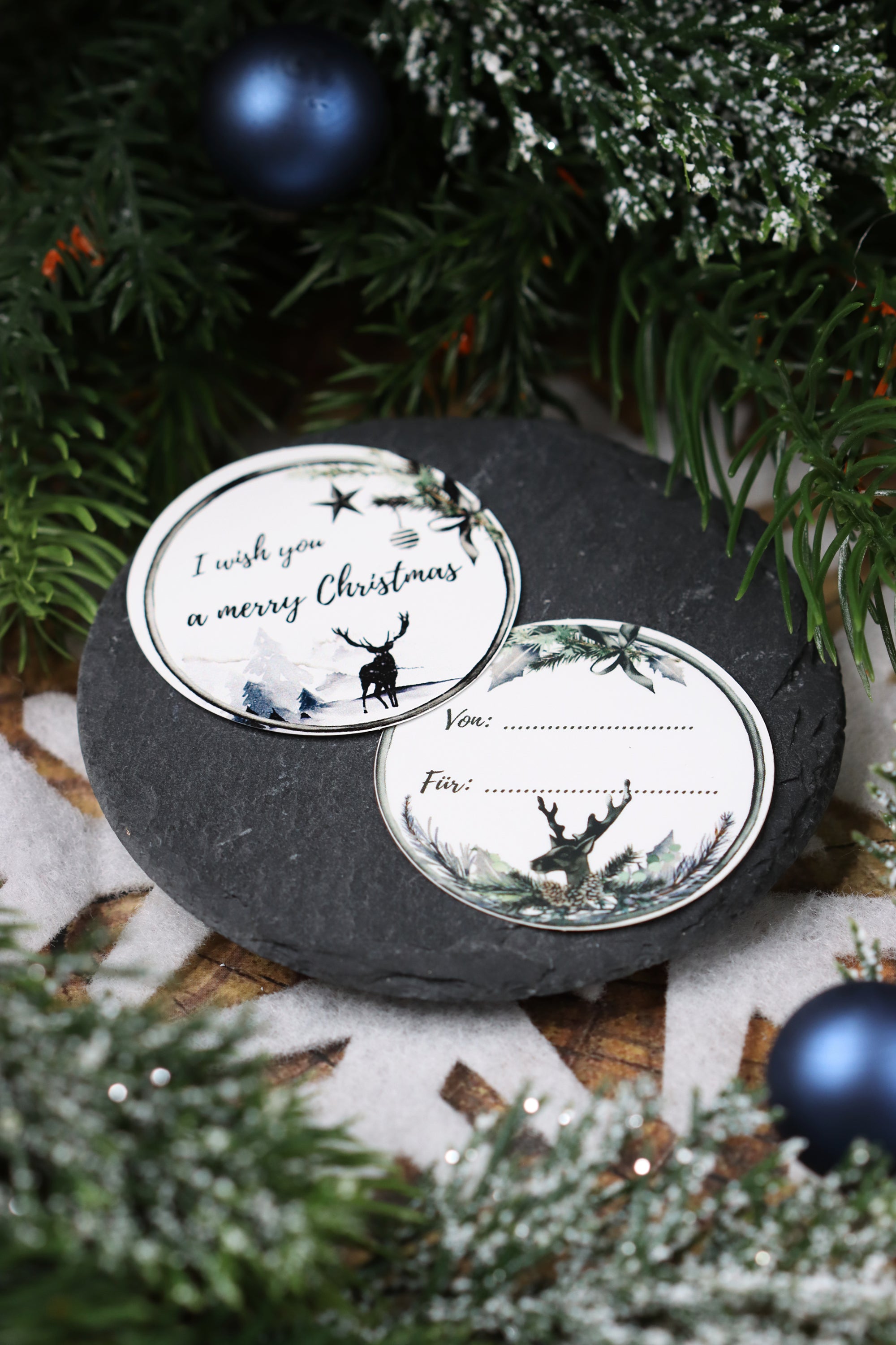 4 Geschenkaufkleber