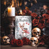 Spooky Christmas Postkarte mit Rudolf dem Rentier