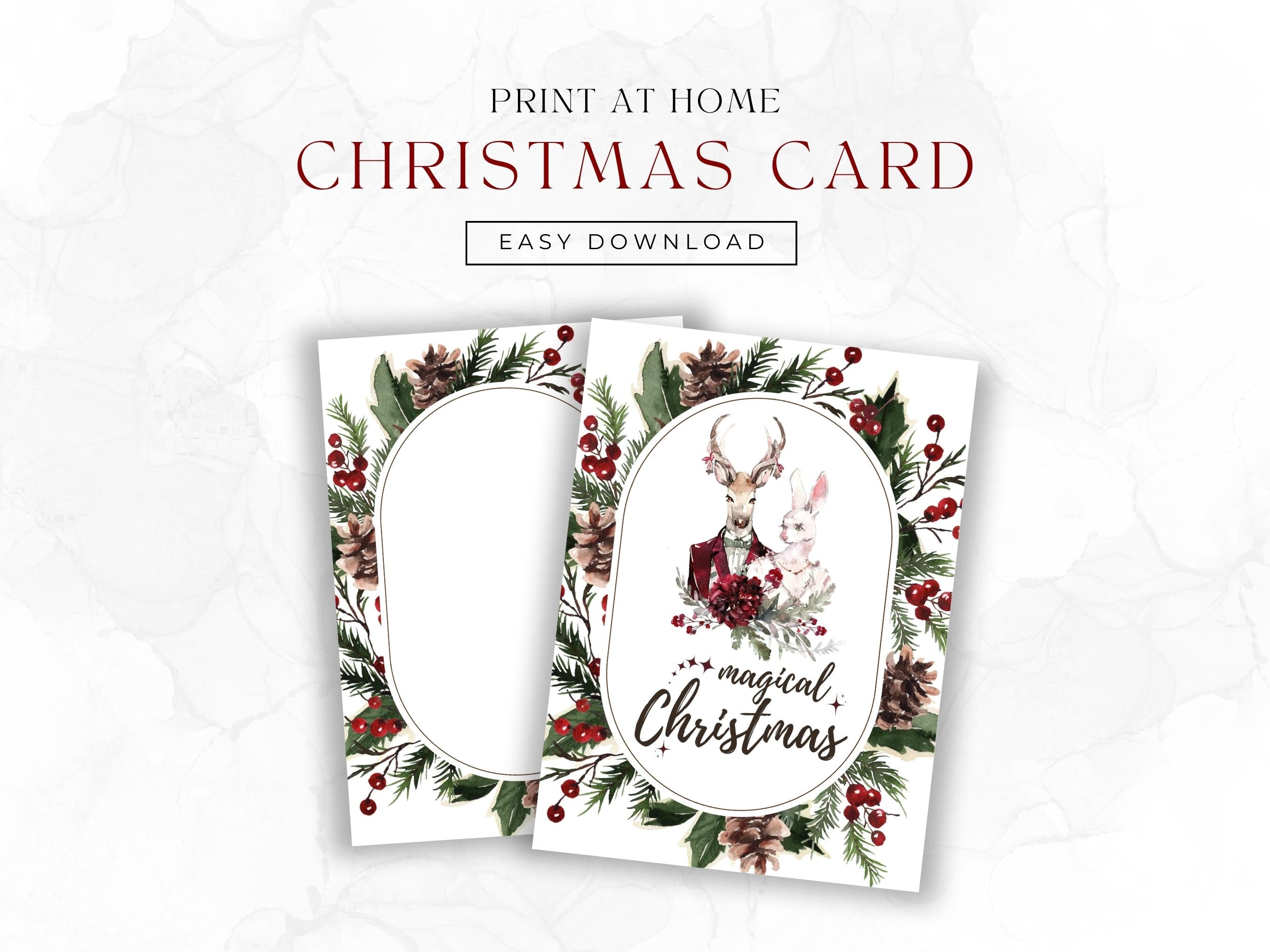 Magical Christmas Postkarte