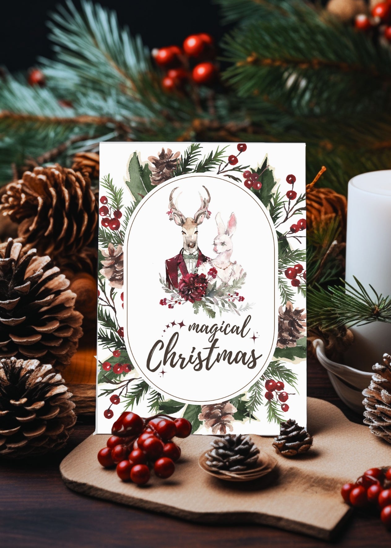 Postkarte Magical Christmas