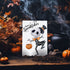 Happy Spooktober Postkarte mit Pumpkin King