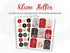 Weihnachten Designbundle rot