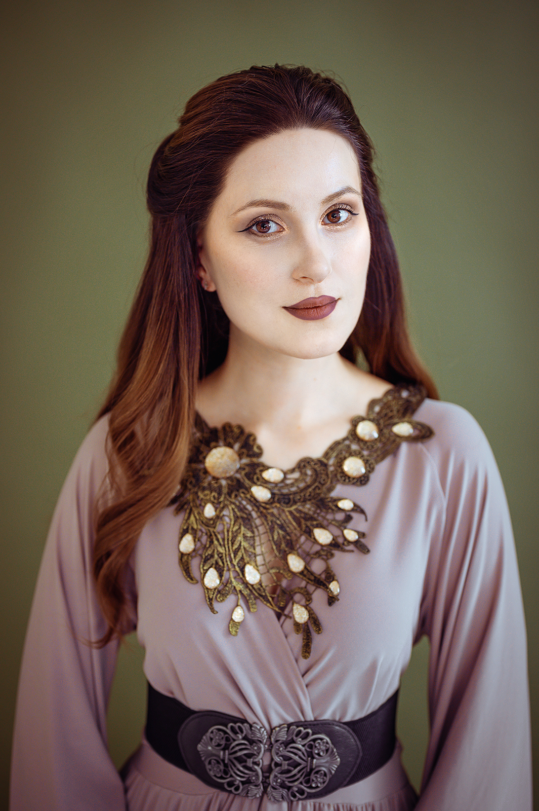 Steampunk Collier Asymmetrisch