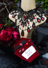 Fledermaus Schmuck aus Spitze mit Farbstein