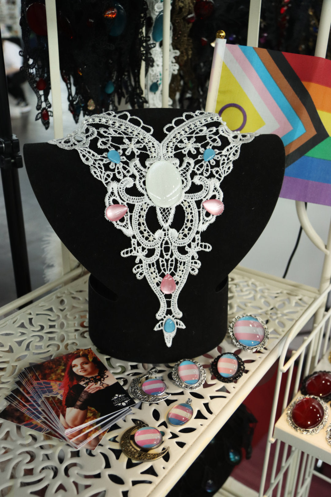 Collier Filigran Transflagge