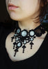 Collier schwarz Libelle