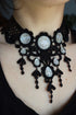 Collier schwarz Libelle