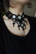 Collier schwarz Libelle