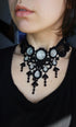 Collier weiß Libelle