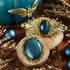 Haarspange Jugendstil gold