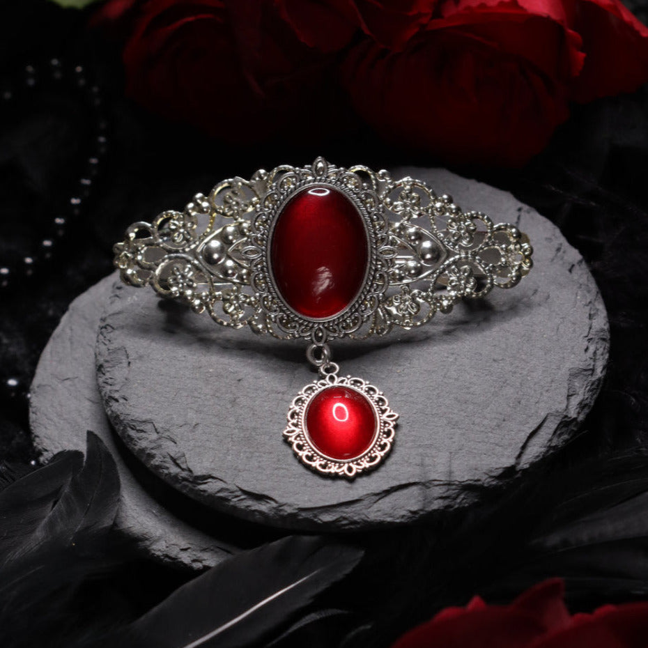 Haarspange Victorian silber