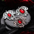 Haarclip Jugendstil silber