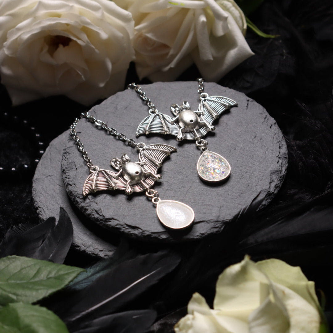 Fledermaus Anhänger silber