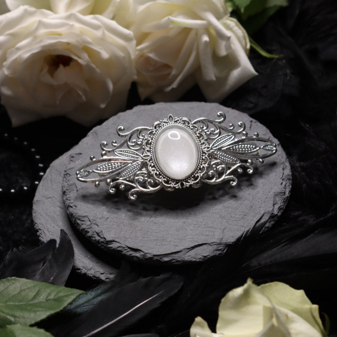 Haarspange Jugendstil silber