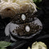 Haarspange Jugendstil bronze