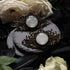 Haarspange Jugendstil bronze rund