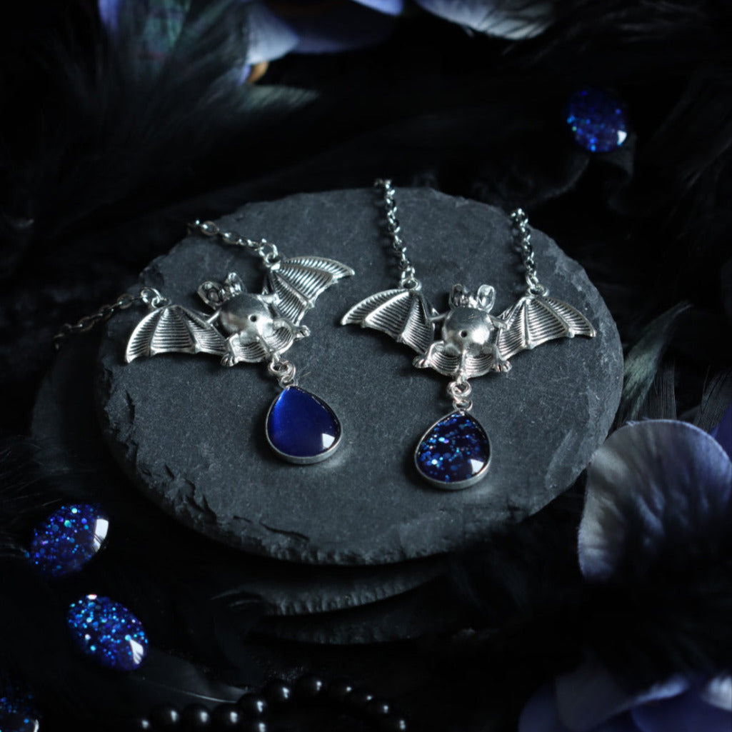 Fledermaus Anhänger silber