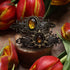 Haarspange Jugendstil bronze