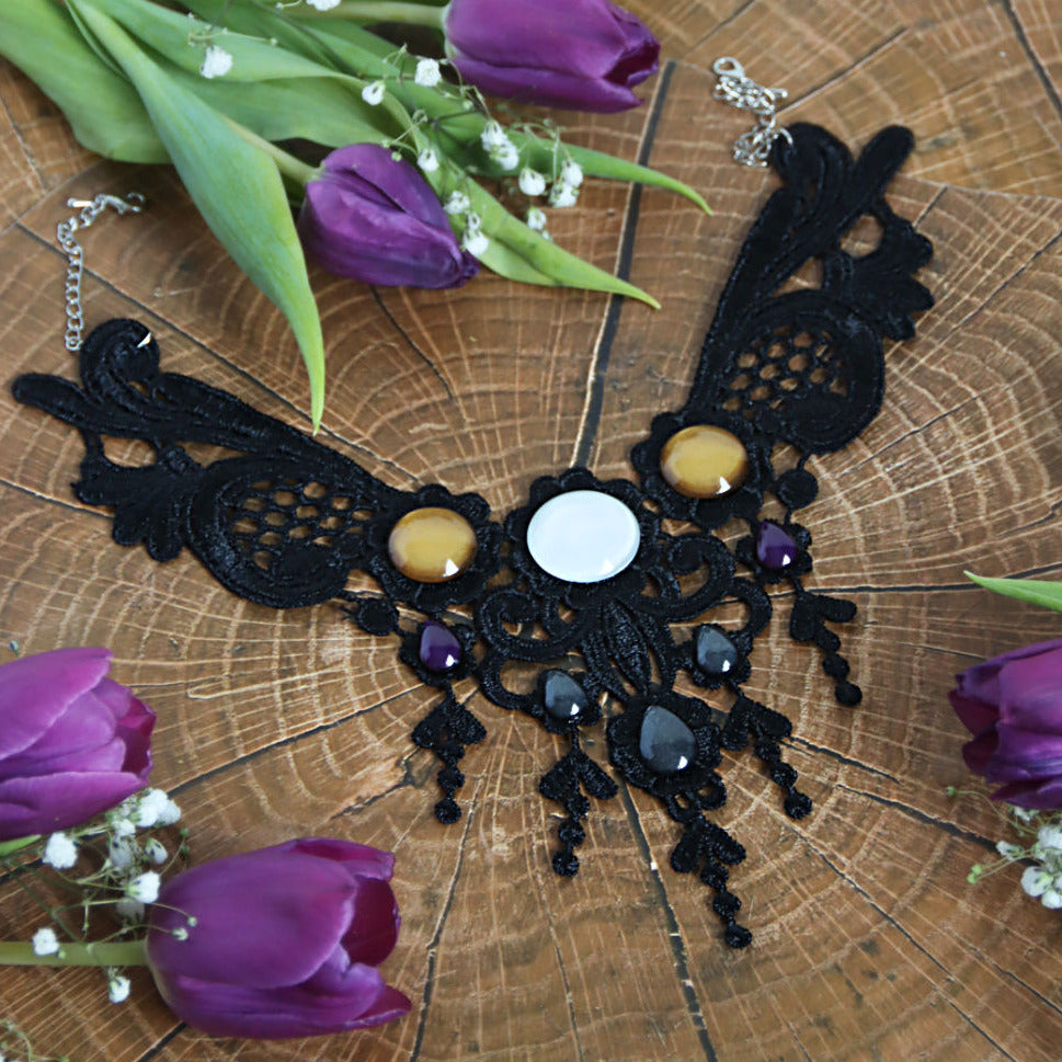 Collier Libelle queere Flaggen