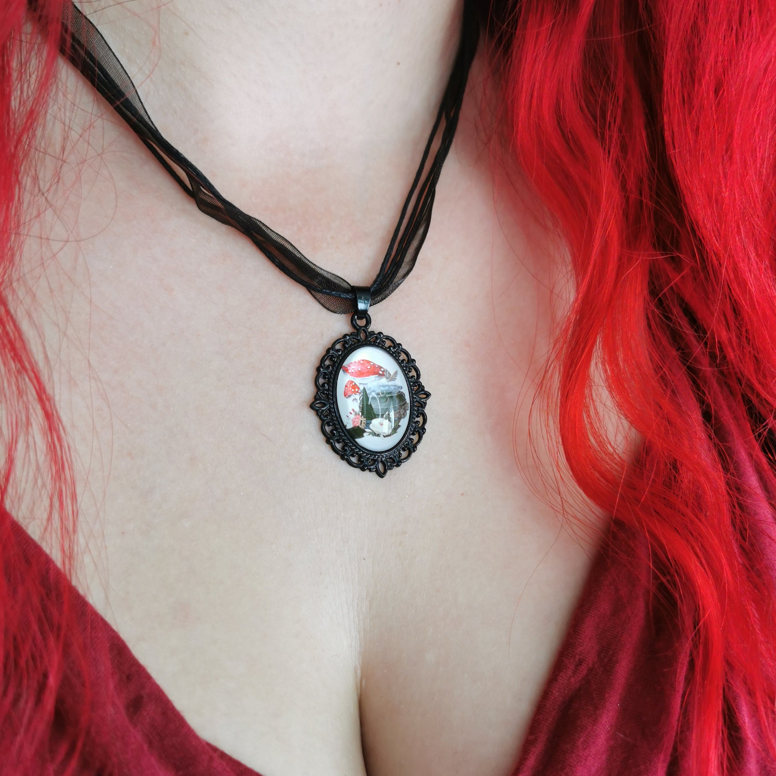 Pilzschmuck Witchy