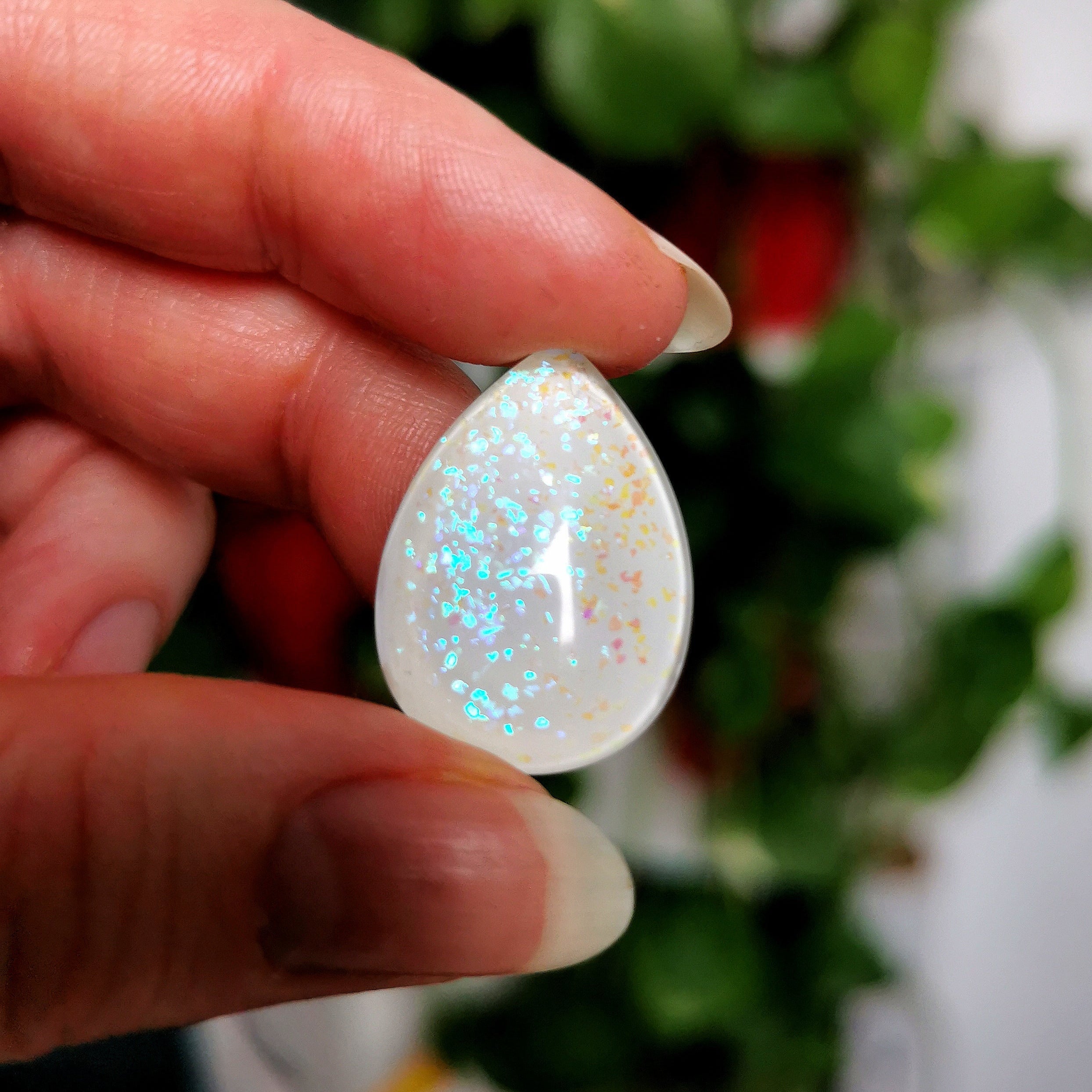 Sonderfarbe Northern Lights weiß- ausgewählte Schmuckstücke