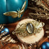 Haarspange Jugendstil gold