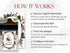 Magical Christmas Postkarte
