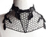 Gothic Choker – Asymmetrisches Collier schwarz mit Glassteinen, als Gothic Schmuck für Cosplay, Festival Outfit & Halloween Adventskalender -Chokers- BloodyBrilliants