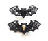Fledermaus Haarspange mit Vogelschädel als Gothic Haarschmuck schwarz & Halloween Schmuck für Vampir Kostüm und Pagan Gothic Outfits -Hair Jewelry- BloodyBrilliants