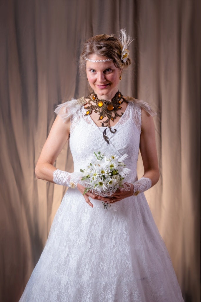 Collier Blumenranke bronze -Chokers- BloodyBrilliants