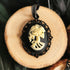 Lady Skull Anhänger Ohrringe Schmuckset Schädel Kette für Gothic Outfit oder LARP Cosplay -Pendants- BloodyBrilliants
