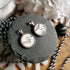 Fledermaus Anhänger Ohrringe mit Kette in silber bronze oder schwarz für Gothic Outfit und Vampir Cosplay -Pendants- BloodyBrilliants