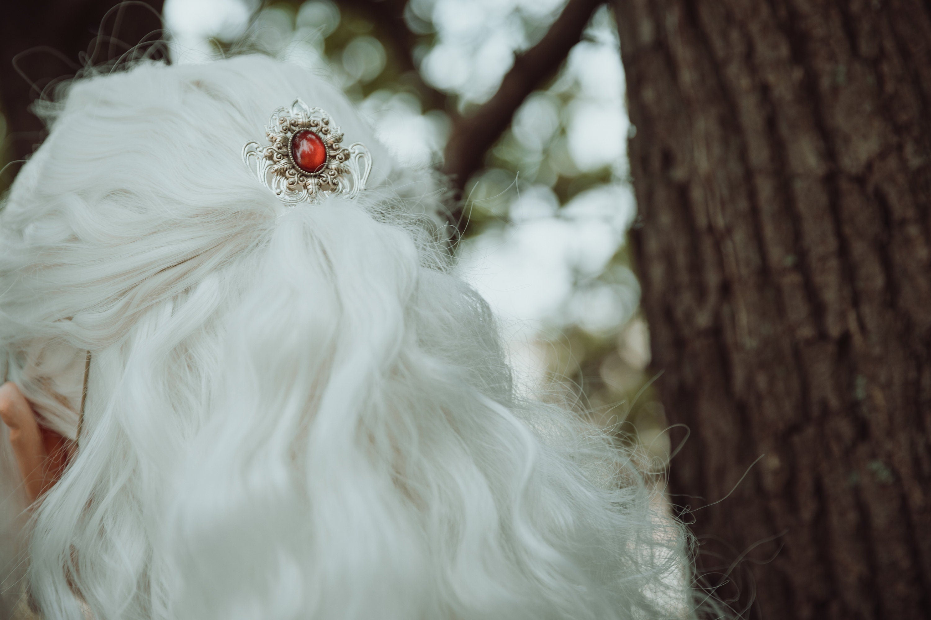 Haarkamm silber Victorian und bronze Jugendstil, Haarschmuck für Cosplay Frisur und Hochzeit Accessoire -Hair Jewelry- BloodyBrilliants