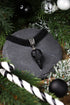 Choker mit Vogelschädel Anhänger als Gothic Halsband aus Spitze für Cosplay Outfit oder LARP Kostüm für Halloween Adventskalender -Chokers- BloodyBrilliants