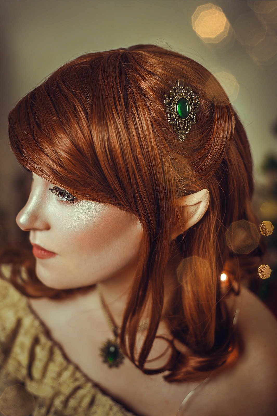 Haarclip silber viktorianisch Haarschmuck und Haarclip für Cosplay & als Gothic Geburtstagsgeschenk, Stern Haarspange für Gothic Weihnachten -Hair Jewelry- BloodyBrilliants