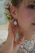 Tropfen Anhänger verziert in Silber und Bronze mit Wunschfarbe als Steampunk Schmuck und Vintage Geschenk für Abschlussball -Pendants- BloodyBrilliants