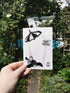 Witchin' at the Beach Grußkarte als Geschenk oder Geburtstagskarte mit Gothic Girl am Strand -Invitations- BloodyBrilliants