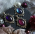 Barock Anhänger in Wunschfarbe, Vintage Kette & 20er Jahre Accessoires für Vintage Weihnachten, Gothic Kettenanhänger im Dark Academia Style -Pendants- BloodyBrilliants