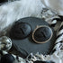 3D Totenkopfmotte Anhänger und Brosche in schwarz bronze silber Fassung für Gothic Outfit und Cosplay -Pendants- BloodyBrilliants